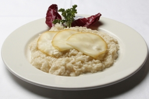 Smoked Cheese and Champagne Risotto